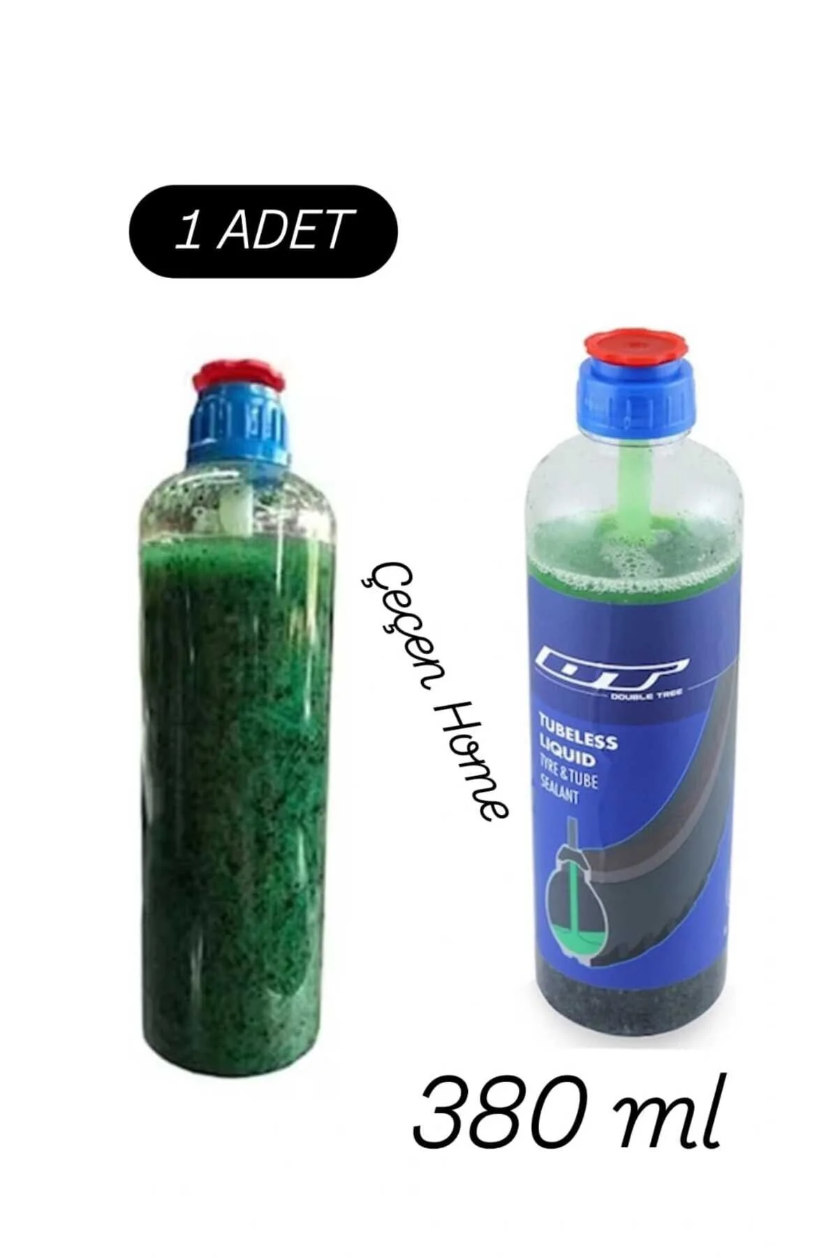 İç Lastik Tamir Sıvısı Yeşil Yama Solüsyon Lastik Sıvısı Motosiklet Lastik Sıvısı 380 ml